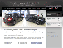Tablet Screenshot of mascher-automobile.de